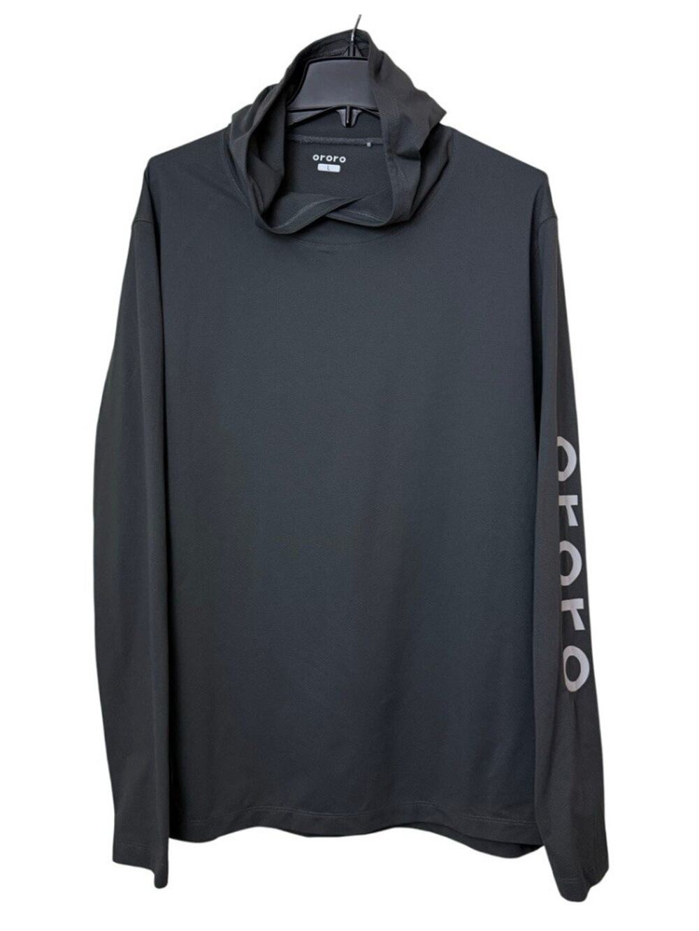 Ororo Hoodie Mens Large Gray Pullover Quick Dry Unisex Athleisure